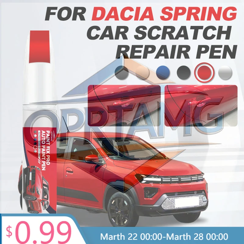

Горячая новинка 2026: Ручка для ремонта автомобильной краски для Dacia Spring 2021-2025 – аксессуары для устранения царапин, цвета: синий, красный, зеленый, черный