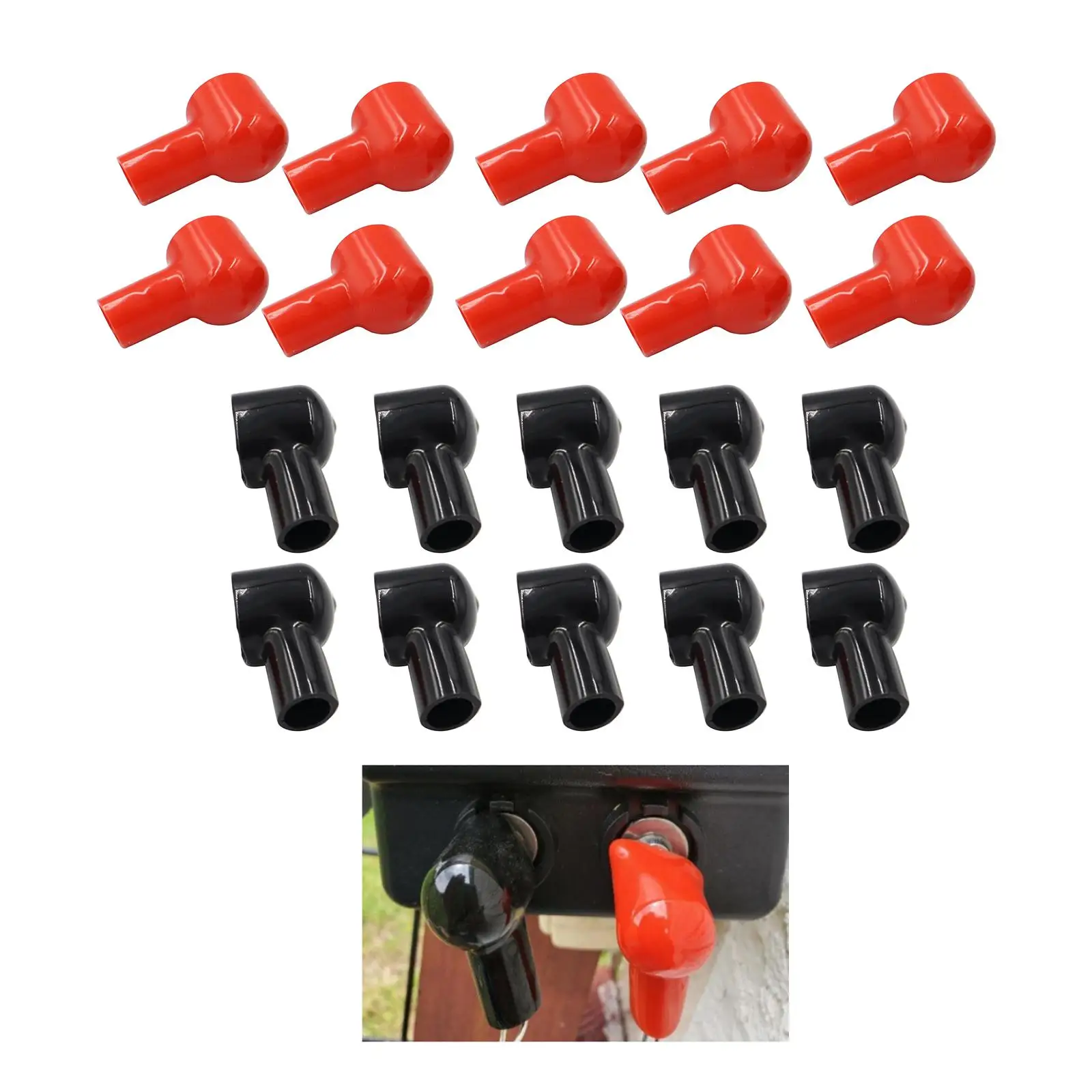 20Pcs Positive Negative Boots Insulating Cover for Replaces Spare Parts