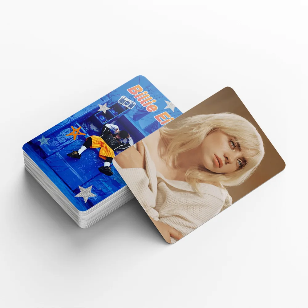 2026 Neu 92 Stück Billie Eilish Europäischer und Amerikanischer Stil Mini-Promi-Fotokarten, Fan-Sammelkarten, Postkarten LOMO-Karten – Detail 11