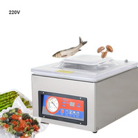 Food Vacuum Packing Machine Commercial Chamber Vacuum Sealer Kitchen Meat Bag Packaging Food Saver Sealing Tools 220V