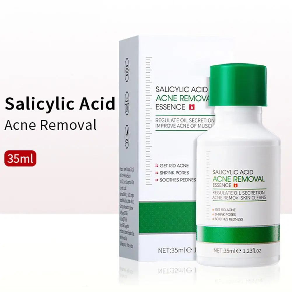 Salicylic Acid Facial Serum 35ml Reduces Fine Lines & Acne Relieves Dryness Redness Anti Aging Formula For Sensitive Skin Types