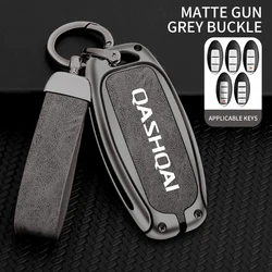 Zinc Alloy Leather Car Key Cover Case For Nissan Qashqai J11 X-trail Trail ALTIMA Juke Micra Tiida Pulsar 2014-2018 Accessories