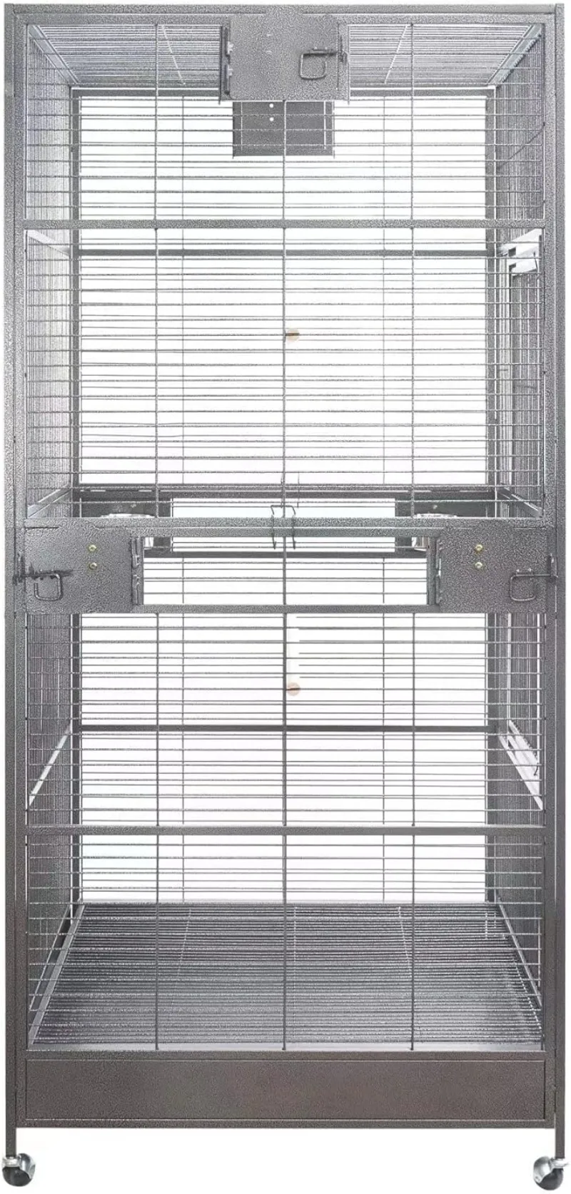 XXL Large Bird Flight Cage Parrot Aviary H 80x w 35.5 x d 35.5 Removable bottom grate and tray for easy clenaing