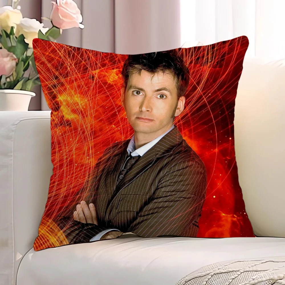 D-David TennantS Decorative Cushion Cover 45x45cm Throw Pillows Fall Decor Anime Pillow Pillowcase Sofa Cushions 45x45 Covers