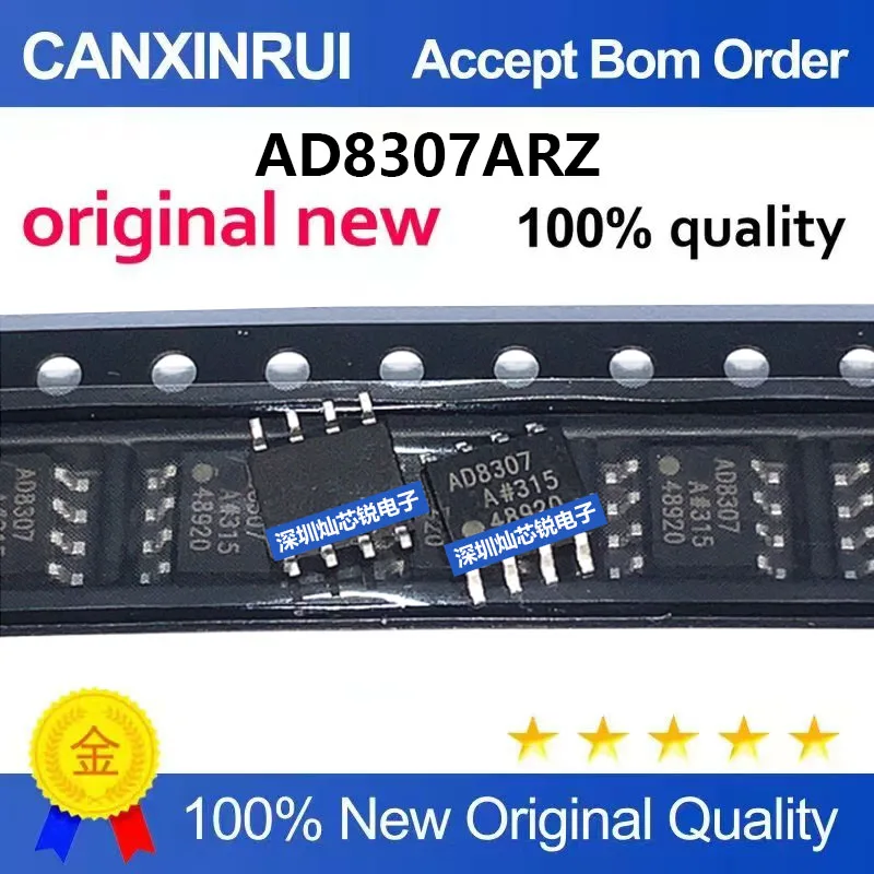 (5-100pieces)Brand new original AD8307ARZ AD8307 SMD SOP8 operational amplifier integrated chip