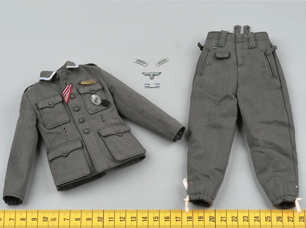 1/6 DID D80157 WWII Series Our Fathers Frederick Brother Army Military Battle Uniform Dress with Medals For 12