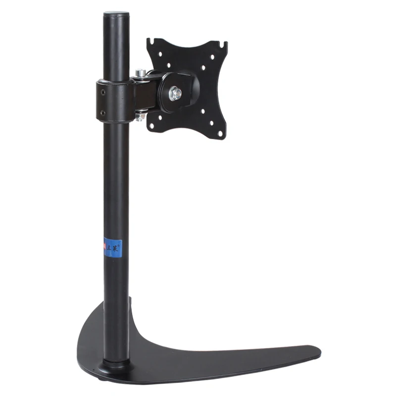 Monitor Stand for 14"-32" Screens 8KG Load Desktop,410mm Lift, 360° Rotation & ±45° Tilt,Axletree Anti-Sag Tech。