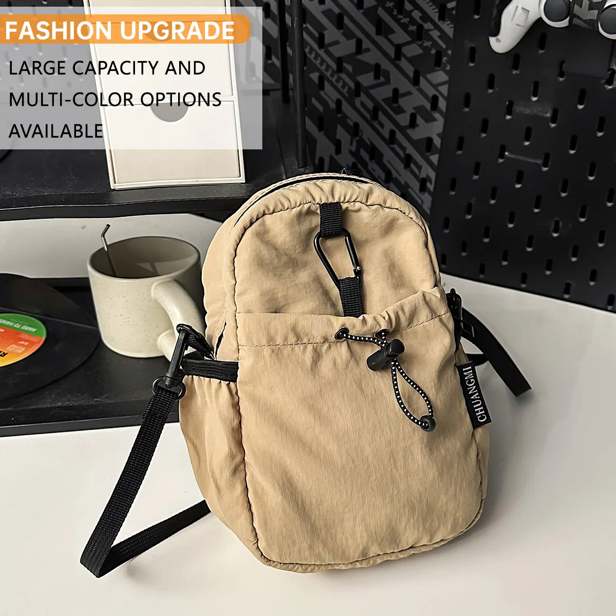 

Mobile Phone Bag, Outdoor Hiking Portable Key Bag, Lightweight Cross-Body Small Bag, Sports Multi-Functional Portable Small Bag for Students