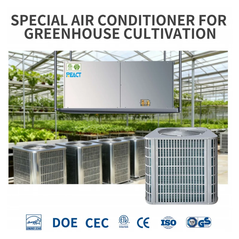 REACT DAC-60 America Canada Grow Room Air Handling Unit Air Conditioner R-410A Eco-Friendly 5 Ton Duct Type