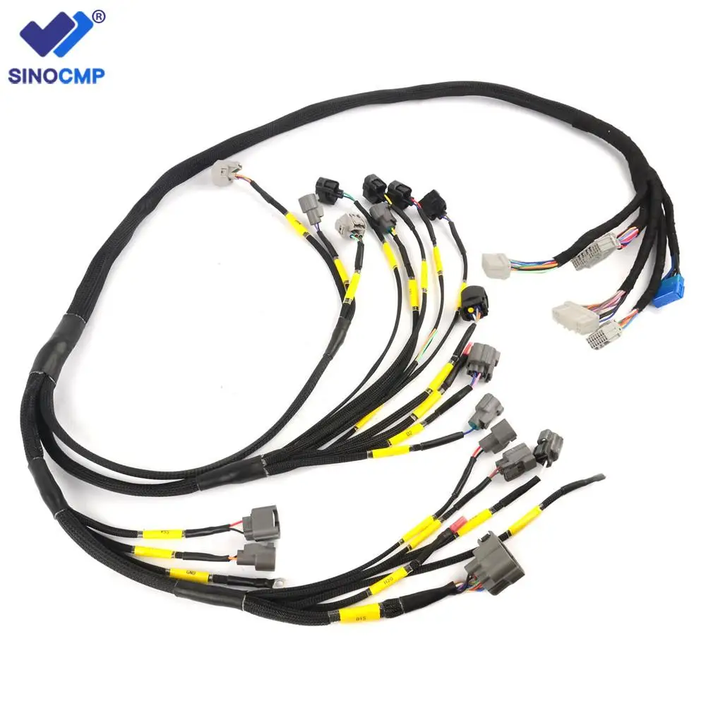 Engine Motor Wiring Harness D & B-series CNCH-OBD2-1 For Honda Civic Integra B16 B18 D16 OBD2 B/D Series New W/ 1 Year Warranty