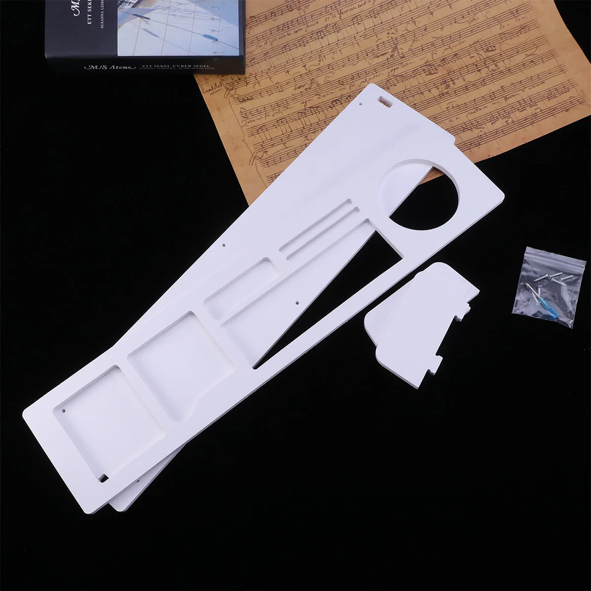 

Computer Keyboard Organizer Large Capacity Washable Desktop Storage Rack Dust Proof Office Supplies Holder Notebook Stand