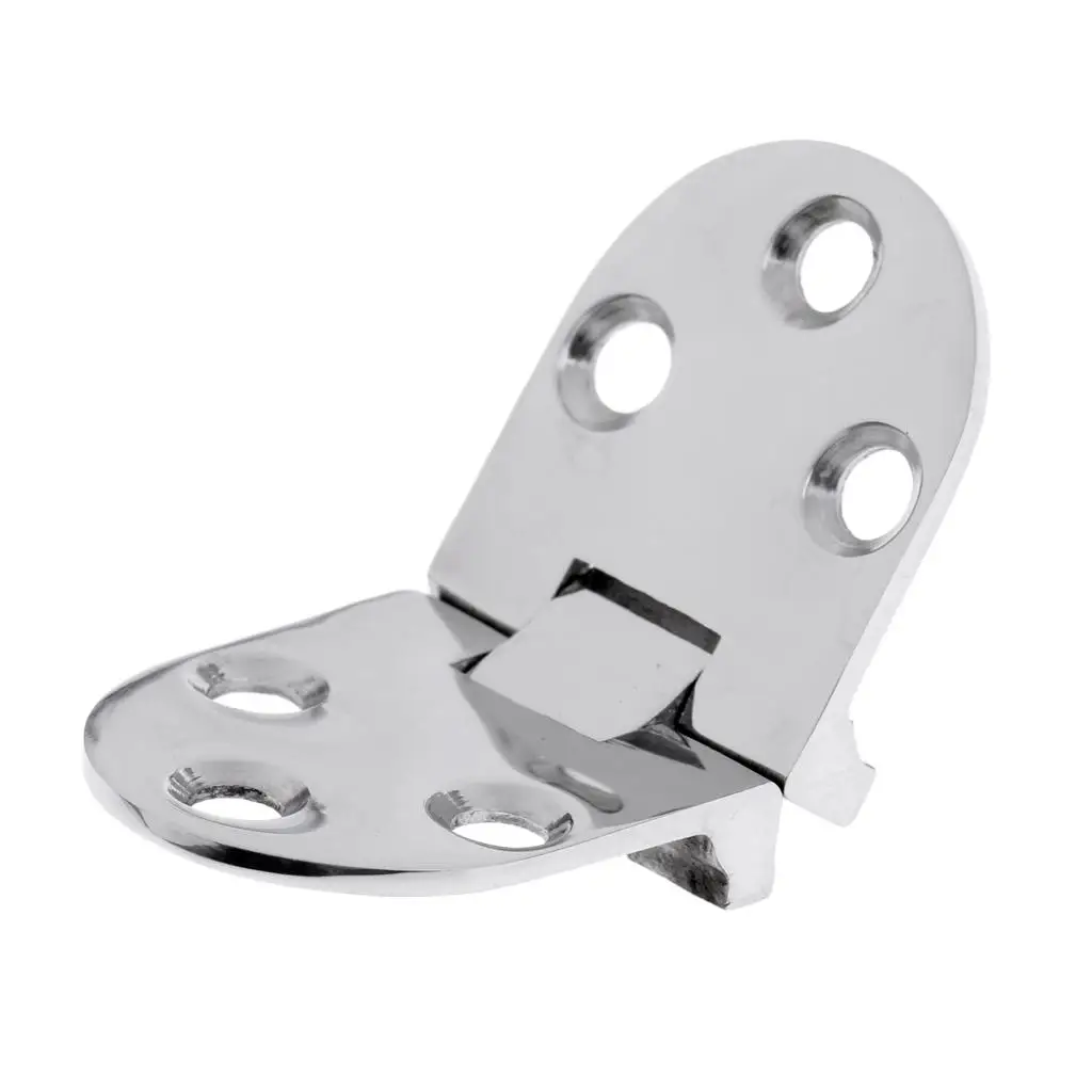 

Folding Boat Locker Door Hinge Strap Caravan Yacht Hatch Compartment - 6 Stainless Steel