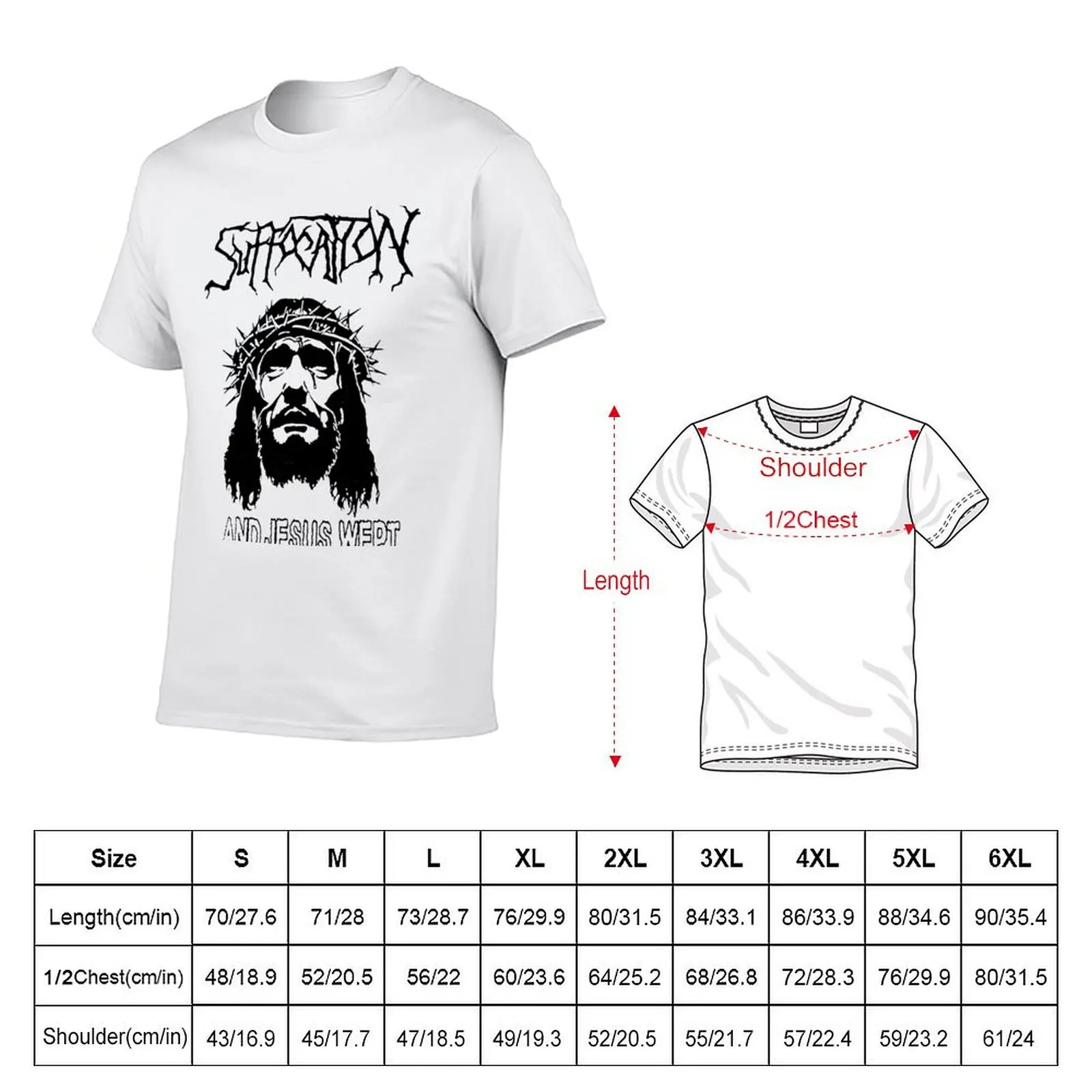 Suffocation T-Shirt Athletic Quick Dry T-Shirt for Men