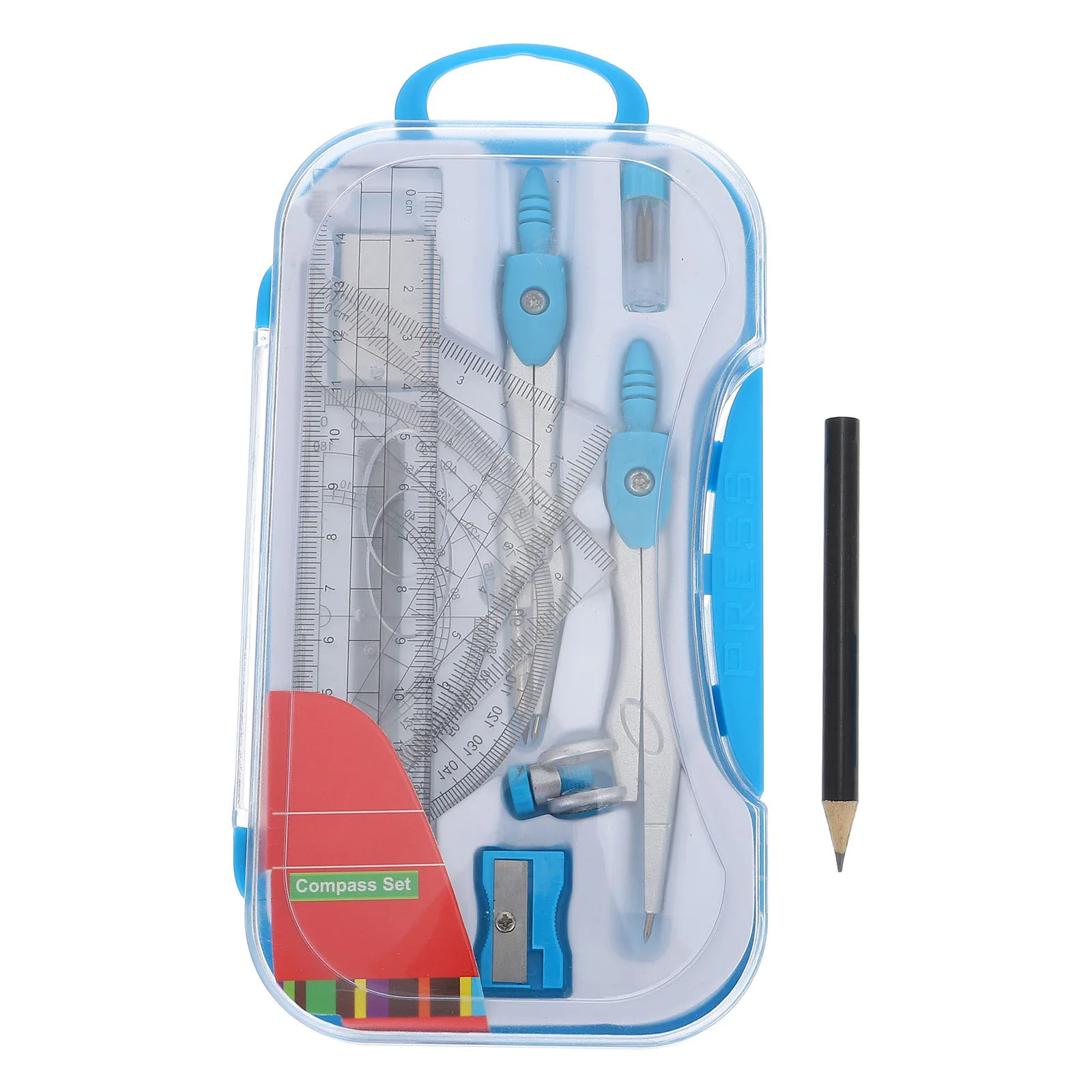 

Drawing Set Geometry Tool Kit Exam Math Drafting Compass Ruler Professional Artist Engineer Designer Architect Student Sturdy