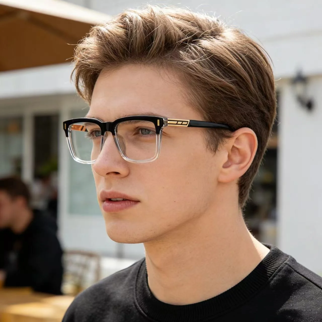 

Eyeglass Frames Square Blue Light Blocking Myopia Glasses for Man High Quality Eyewear TR90 Glasses Frame