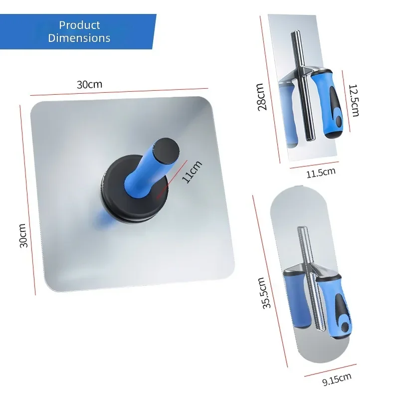 Putty Knife Set Construction Plastering Tool Spatula Multifunctional Batch Knife Full Kit for Wall Repair Drywall Joint