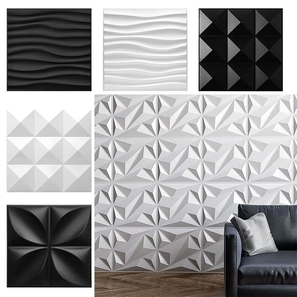 Wall Renovation Decorative 3D Wall Sticker Art 3D Wall Tiles Wallpaper Waterproof with Diamond Design Wall Panel Restaurant