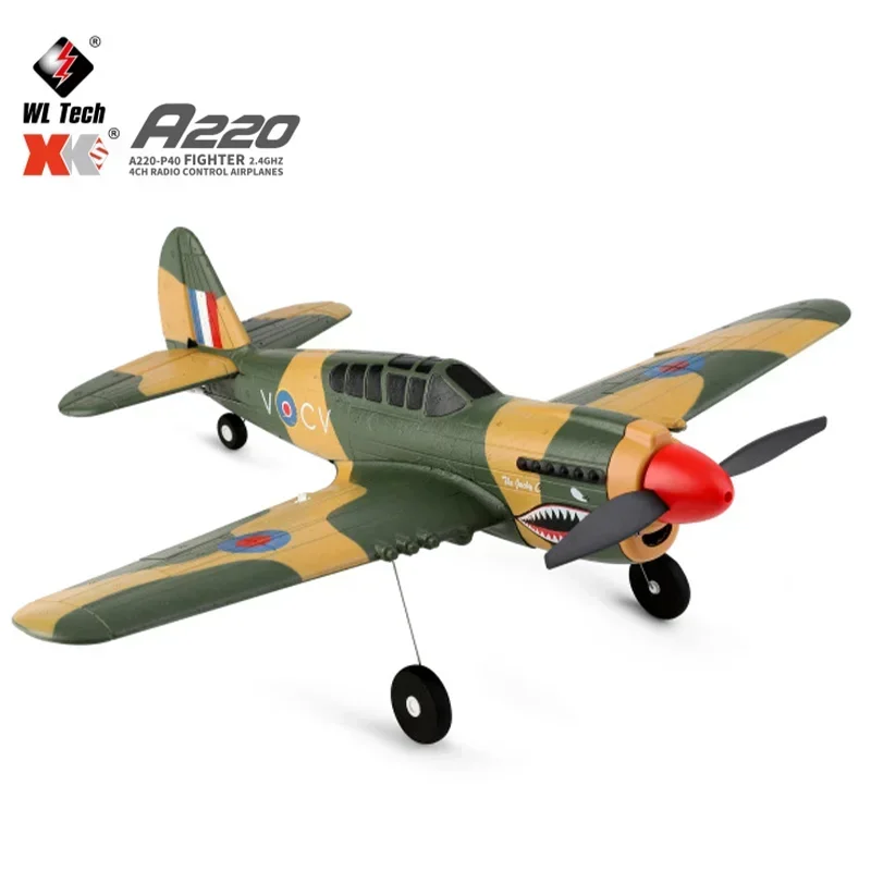 

WLtoys A220 RC Plane 2.4G Radio Remote Control Airplane 6G 3D Stunt Plane RC Fighter Foam Electric Aircraft Model Children Toys