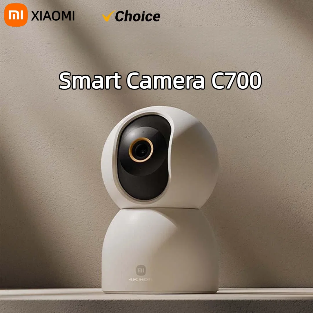 

Новая умная камера Xiaomi C700 8MP 4K Ultra HD при слабом освещении, полноцветное обнаружение детского плача, двустороннее наблюдение голосовых вызовов, китайская версия