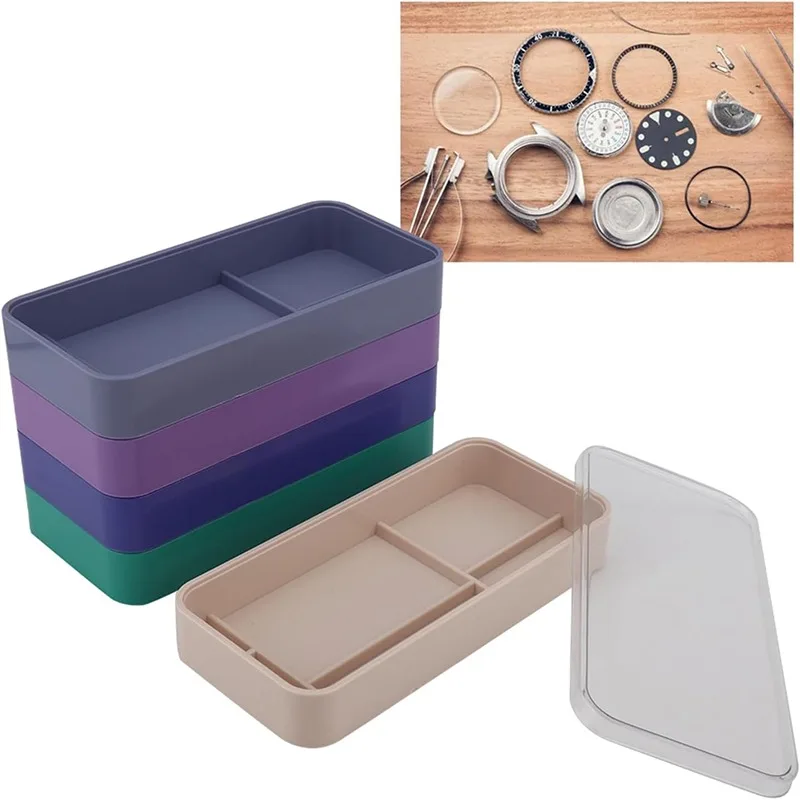 5 Layer Watch Parts Storage Box Watch Tools for Screw Component Movement Hardware Parts Watch Accessories Storage Box Holder