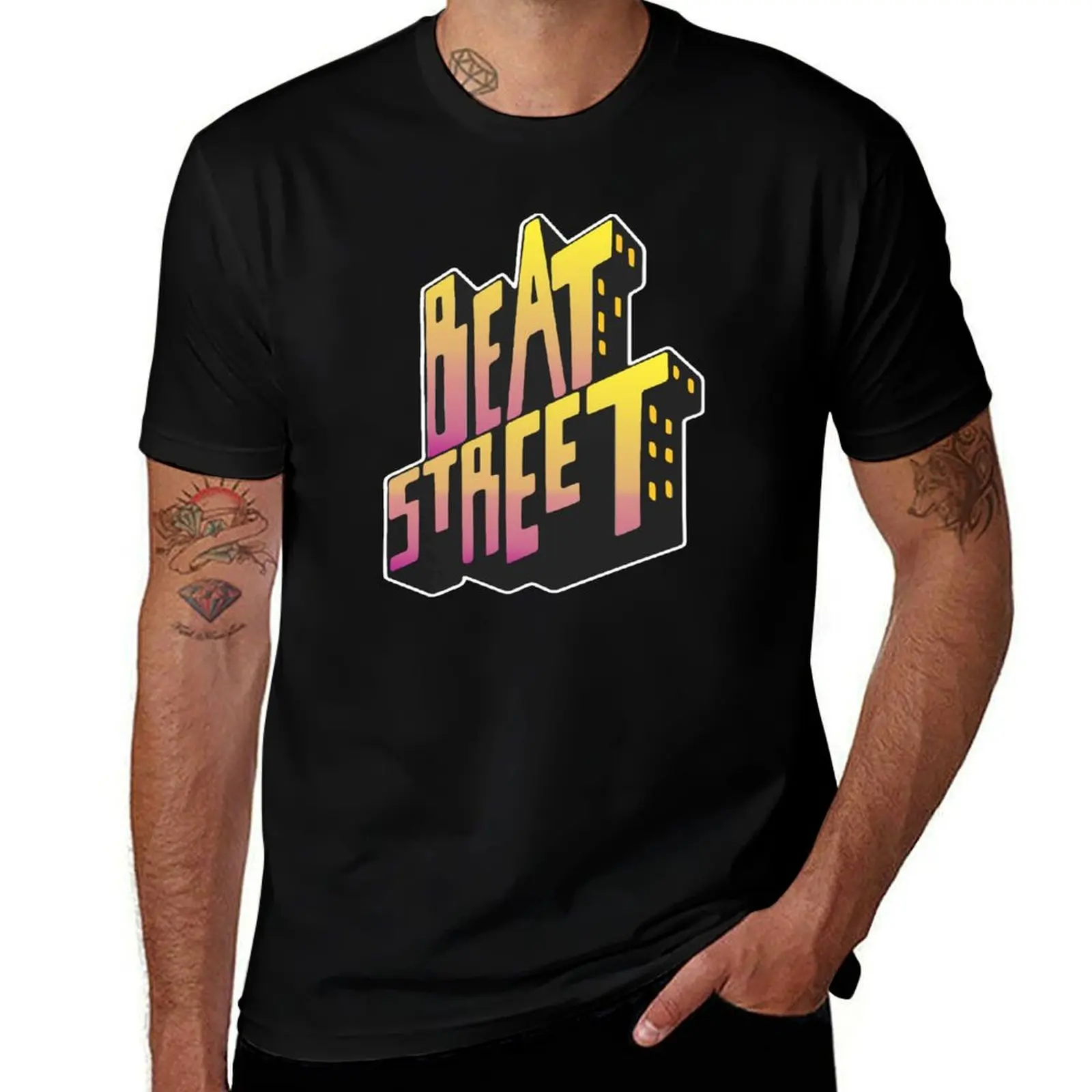 Beat Street Old School Hip Hop T-Shirt Outdoor Activity Sports T-Shirt