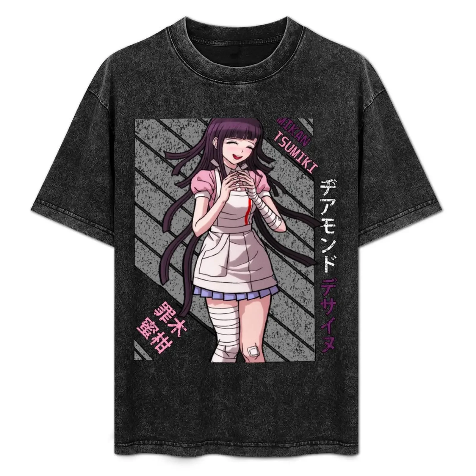 Mikan Tsumiki - Super DanganRonpa 2 T-Shirt Casual Trendy Streetwear Tee Shirt