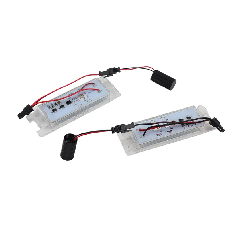 لأوبل فيكترا C أسترا J أسترا H زافيرا B شارة كورسا C كورسا D ميريفا A Tigra B 2 قطعة Canbus LED رقم لوحة ترخيص ضوء #6