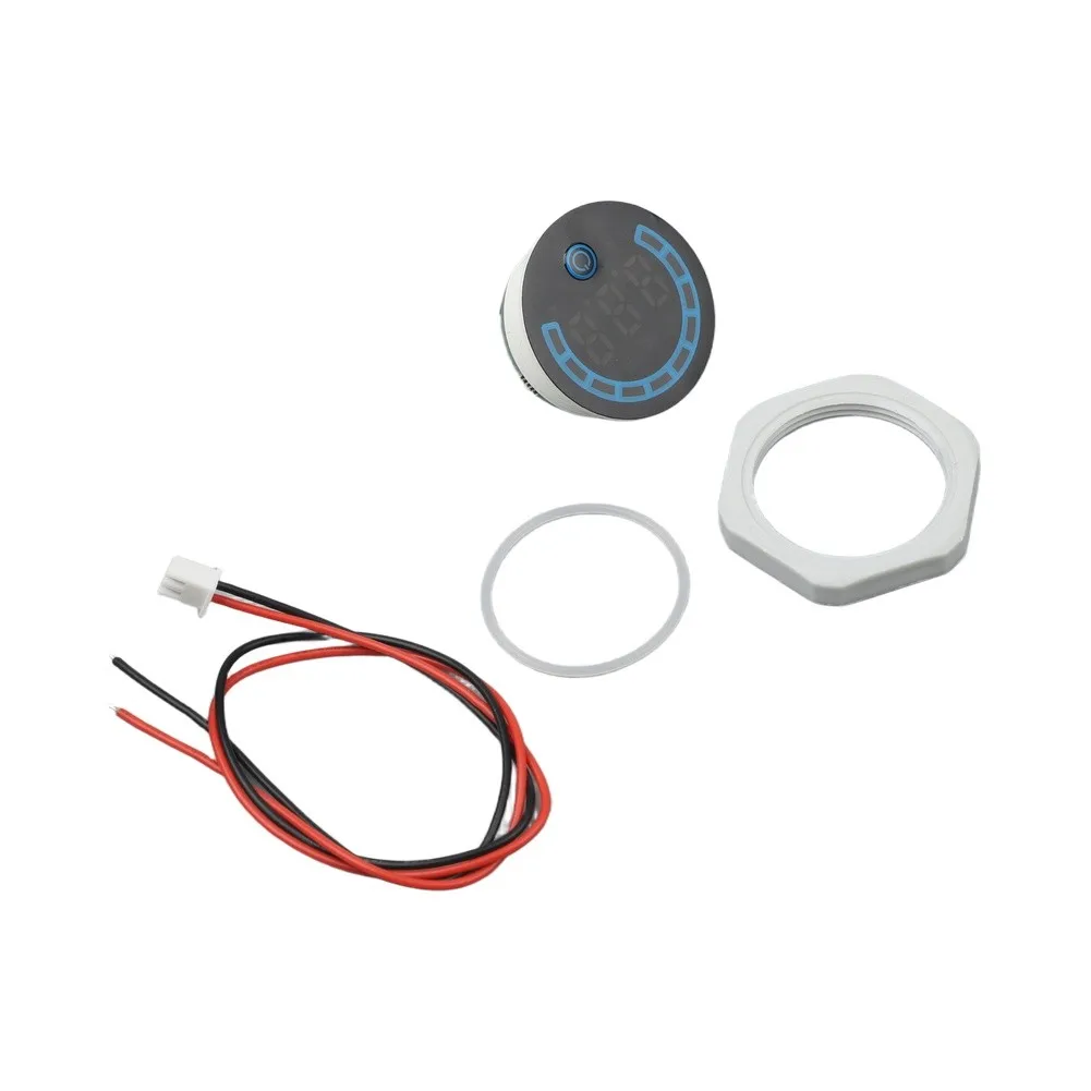 Waterproof LED Voltmeter DC 8V-120V Digital Readout for Battery Voltage Verification in DIY for ev Conversions and Prototypes