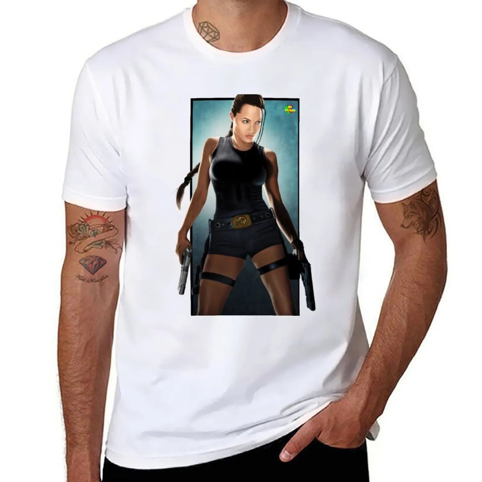 

tomb Raider T-Shirt funny t shirts dark humor t shirts for man graphic funny T-Shirt