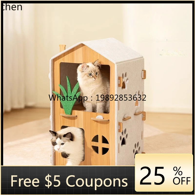 villa-de-fieltro-para-gatos-doble-capa-universal-para-las-cuatro-estaciones-familia-multi-gato-habitacion-de-seguridad-cerrada-para-gatos