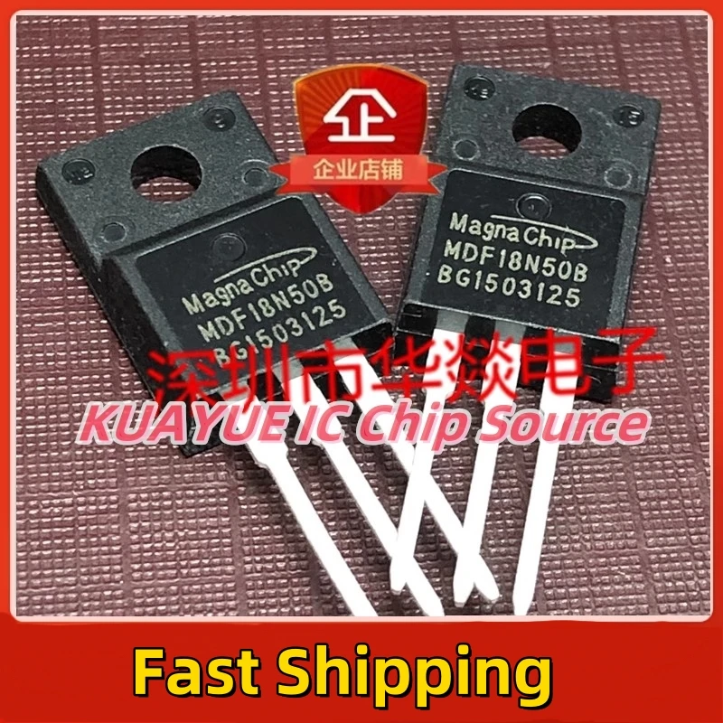 10PCS-30PCS   MDF18N50B   TO-220F 500V 18A  Fast Shipping Quality Guarantee