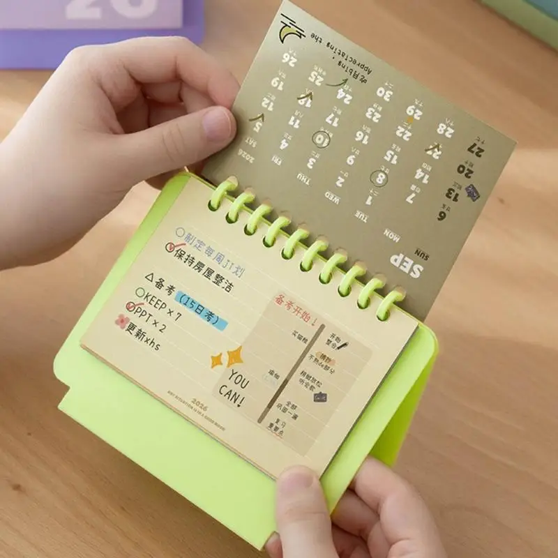 

2026 Календарь рабочего стола Простой настольный календарь стоящий календарь для Office 896c