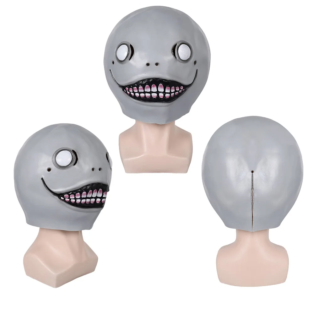 NieR Automata Emil Cosplay Máscara Masculina, Jogo de Anime, Chapelaria, Figurinos, Representação, Capacete, Headwear, Festa de Halloween, Fatos Acessórios