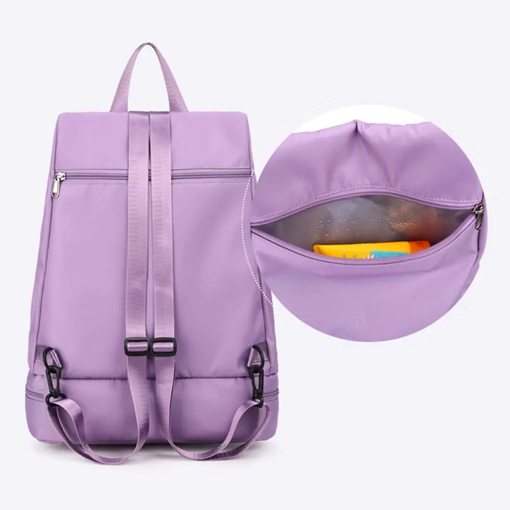 Water Wet Dry Separation Fitness Bag Foldable Large Capacity Travel Handbag Waterproof Expansion Sports Shoulder Tote Gym