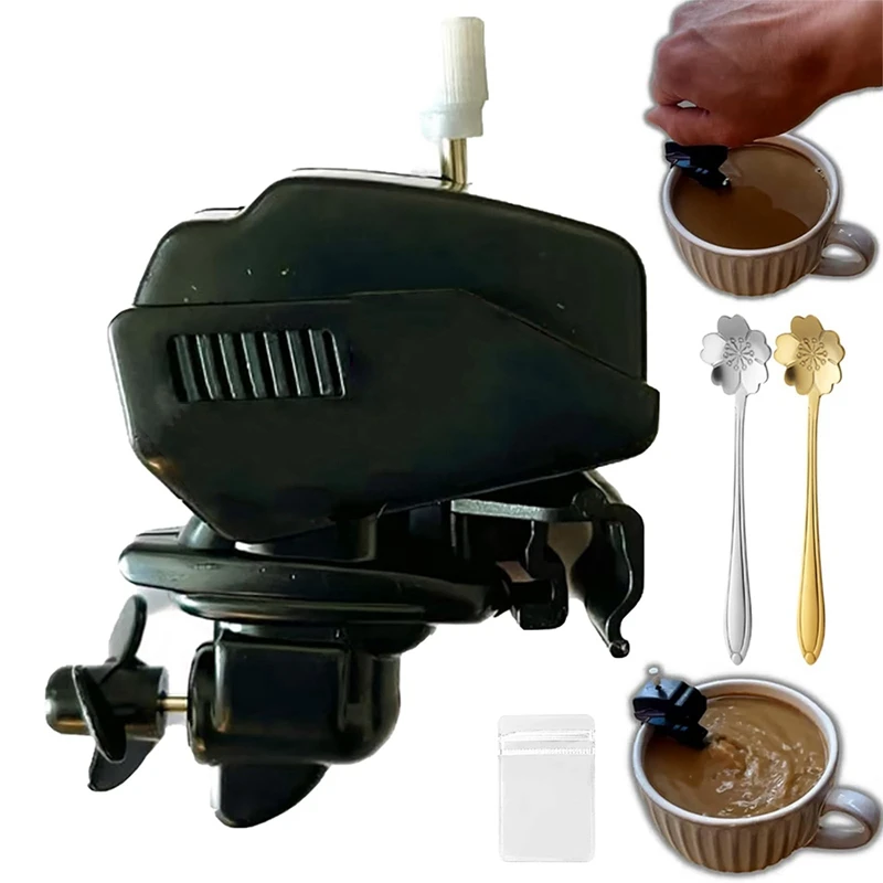 Marine Motor Coffee Blender Engine Enthusiast Beverage Blender Fun Cup Beverage Tool Mini Marine Motor Coffee Blender