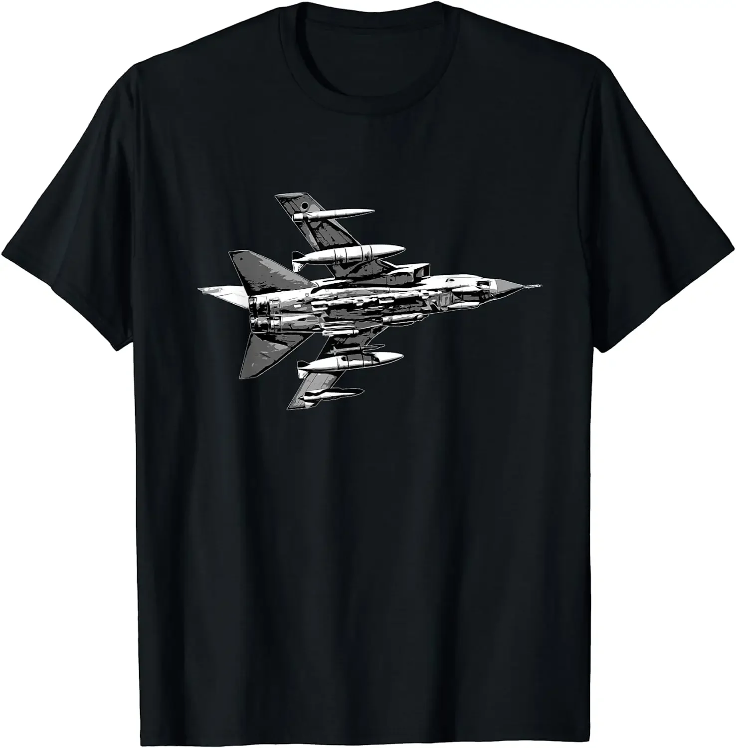 Tornado Jet Fighter Aircraft Airplane Plane Aeroplane RAF T-Shirt Short Sleeve Casual Cotton O-Neck Summer Men T Shirts