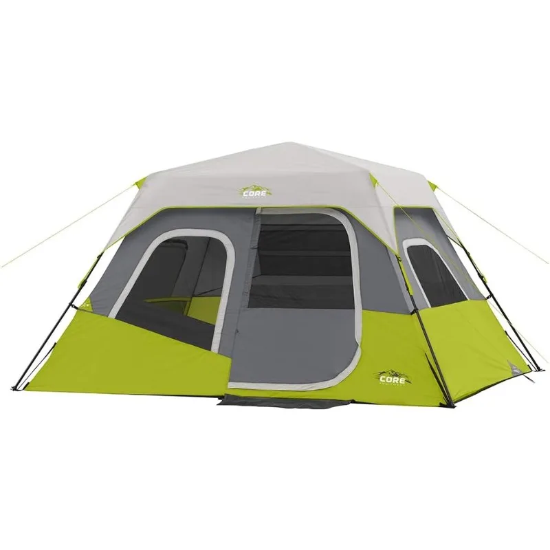 

Person Instant Cabin Tent | Portable Large Up Tent with Easy 60 Second Camp Setup for Family Camping