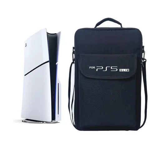Imagen 1 del producto Nuevo Estuche de transporte delgado PS5, bolso de hombro de almacenamiento portátil, funda protectora, mochila para Playstation 5, accesorios de juego delgados