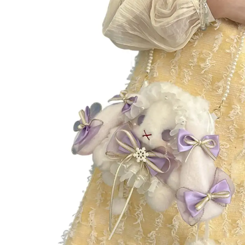 

X90D сумка-мессенджер в японском стиле для женщин, милая сумка через плечо для кукол, сумка с кроликом для девочек, сумка через