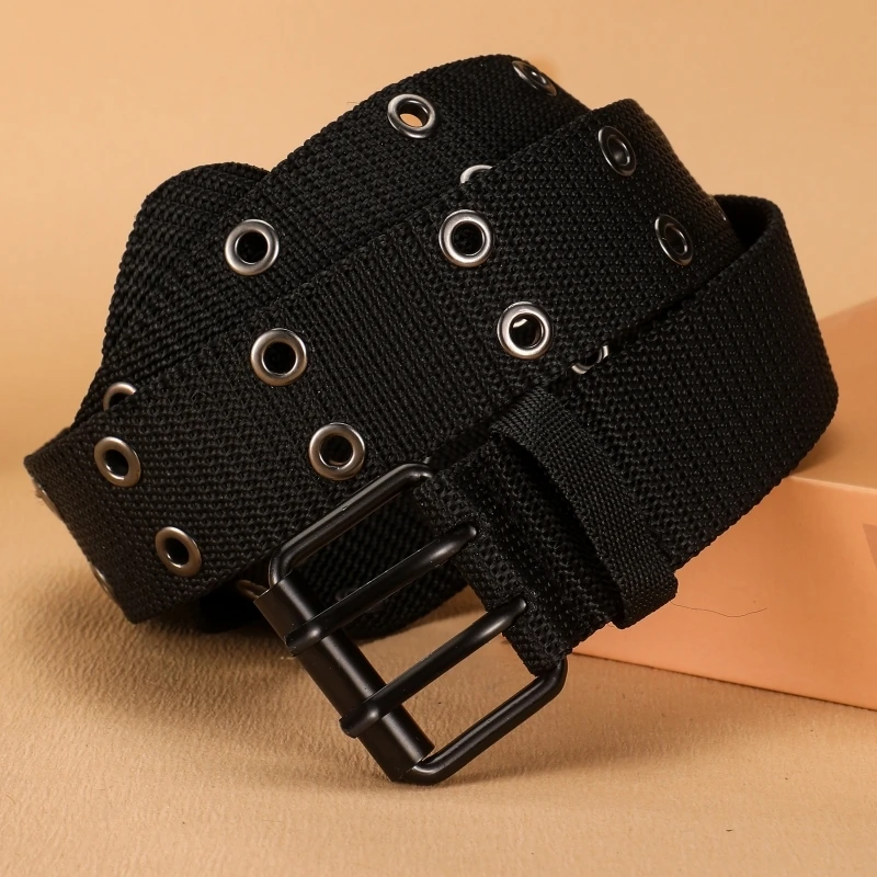 

Новый мужской дышащий нейлоновый тканевый ремень, спортивный ремень с пряжкой для брюк, джинсовый ремень, модный пояс унисекс, ширина 3,8 см