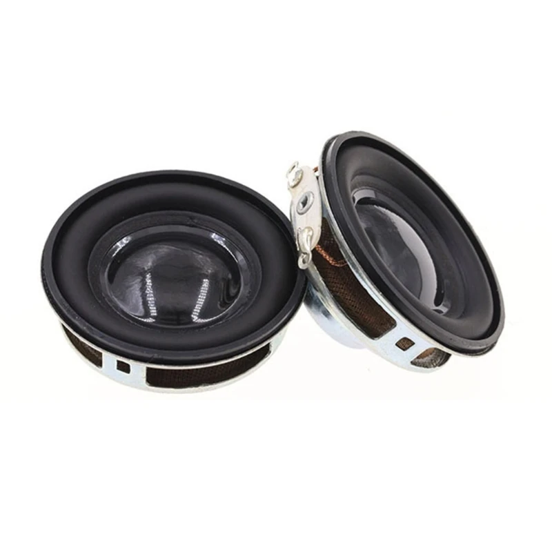 2Pcs 40mm Speakers 1.5Inch Full frequency 4Ohm 3W Loudspeaker DIY Sound Subwoofer For Home Theaters Loudspeakers