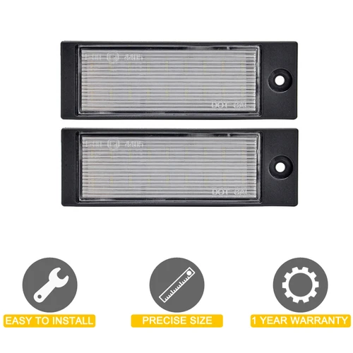 Imagen 2 del producto Lámpara LED de placa de matrícula de 12V para Hyundai Tucson IX35 2015 2016 2017 2018 conjunto de luz de matrícula blanca