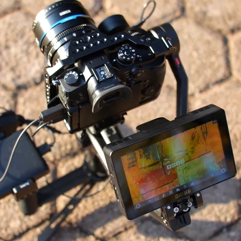 Osee-カメラlilmon-DSLR,フィールドモニター,1000ニット,高輝度,5.5インチのタッチスクリーン,HDMI互換,フォーカスアシスト