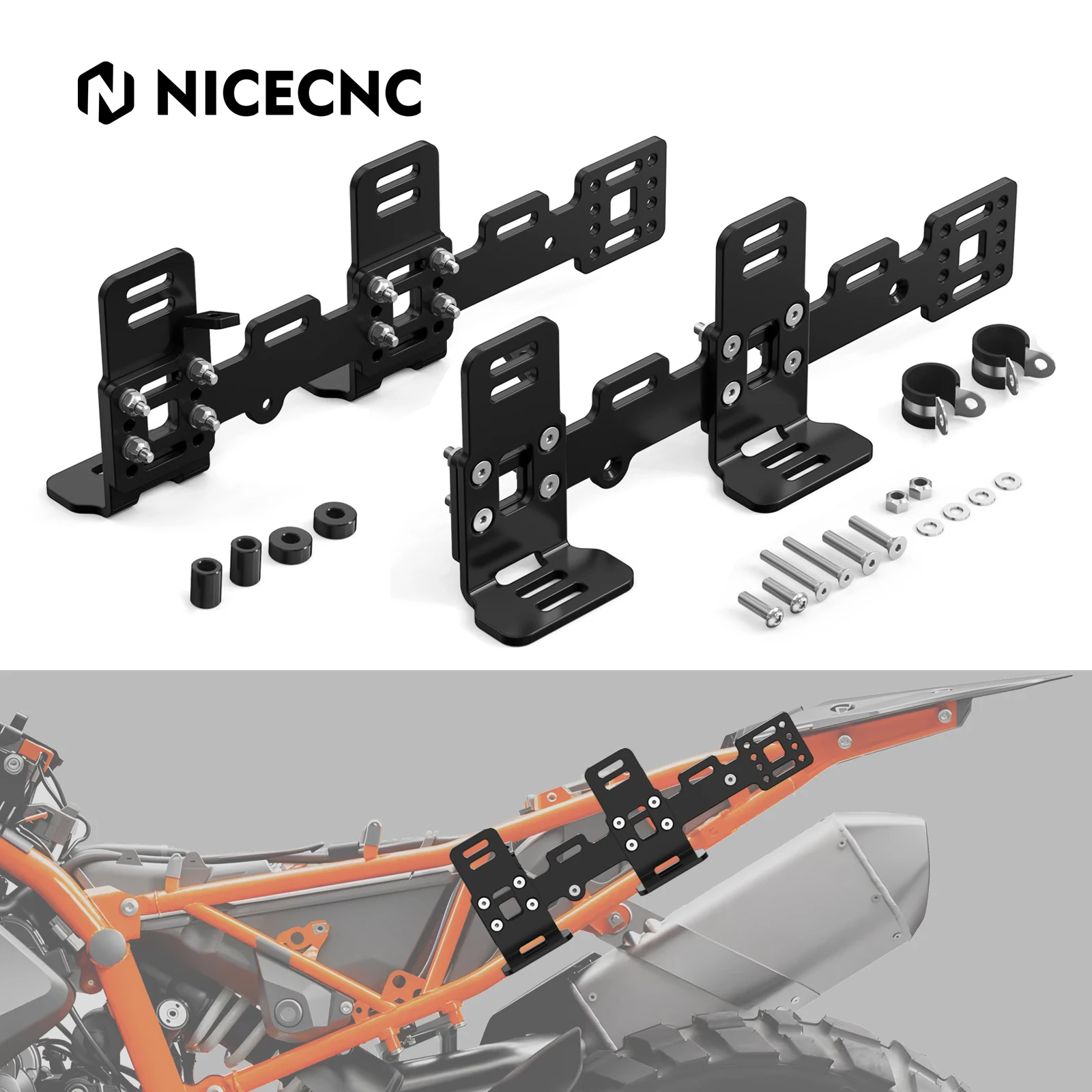 

For KTM 890 Adventure/R/Rally Luggage Rack Saddlebag Side Carrier for KTM 790 Adventure 890 ADV 2019 2020 2021 2022 2023 2024 SI