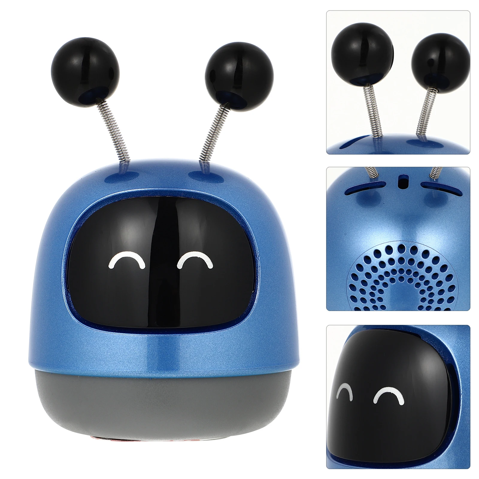 

Car Air Freshener Diffuser Small Robot Shaped ABS Iron Material Gentle Aroma Inlet Even Diffusion Easy Installation Car