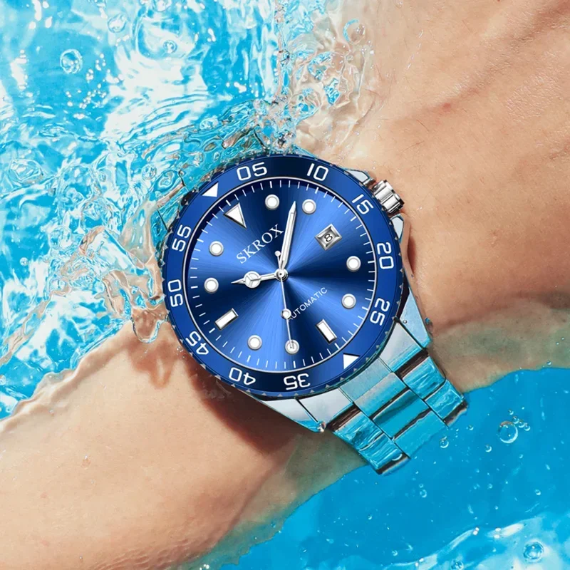 Originele high-end luxe merken replica onderzeeër duiker man horloge automatisch uurwerk polshorloges roestvrijstalen mannelijke klok