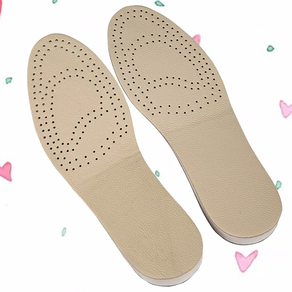 

1Pair Invisible Heel Lift Insole Breathable Premium Cowhide Eva Height Increase Shoe Insert for Comfort Support Anti-Slip Odor
