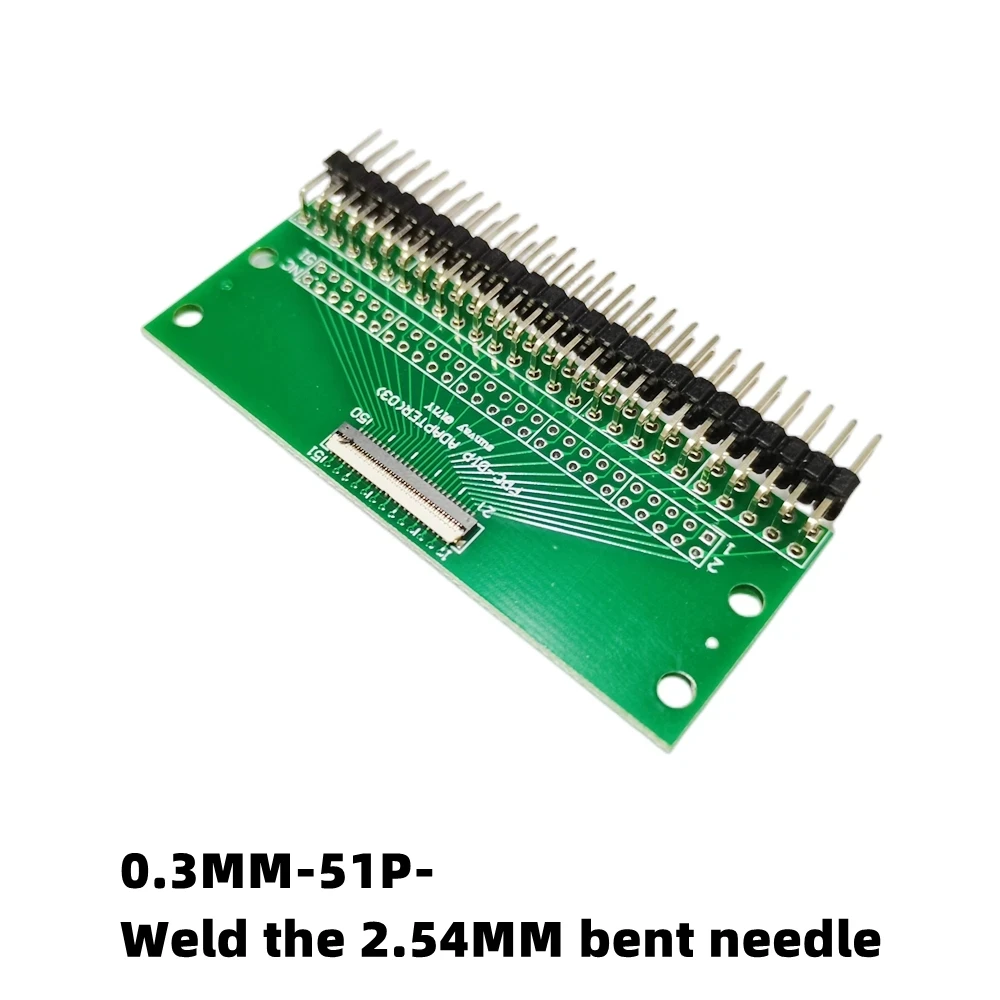 0.3MM-51P extension adapter FPC-51P Used for testing Including ribbon cables