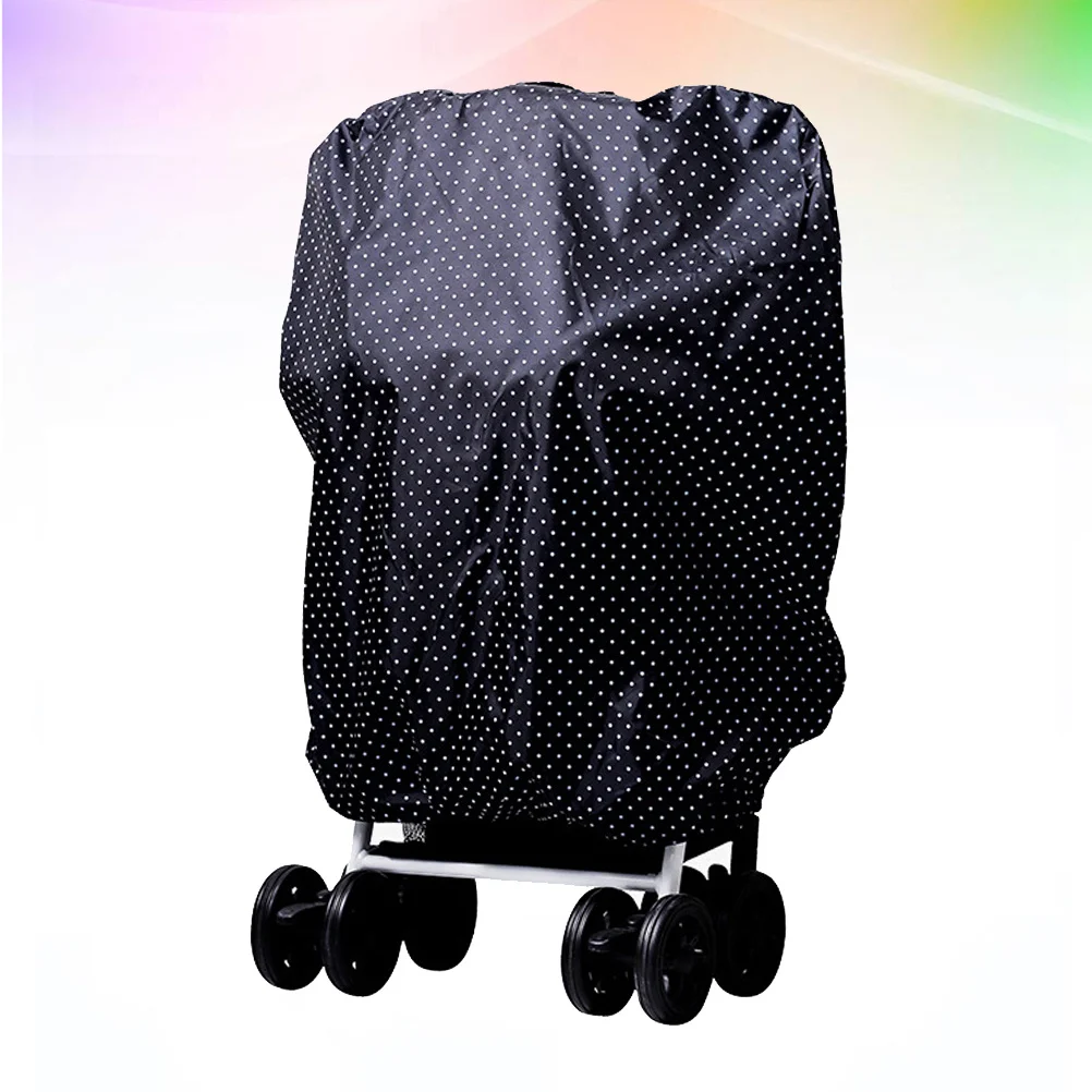 غطاء مطر مقاوم لجميع الأحوال الجوية لعربة الأطفال مصنوع من البوليستر عالي الجودة يناسب معظم عربات الأطفال للاستخدام الداخلي الخارجي #6