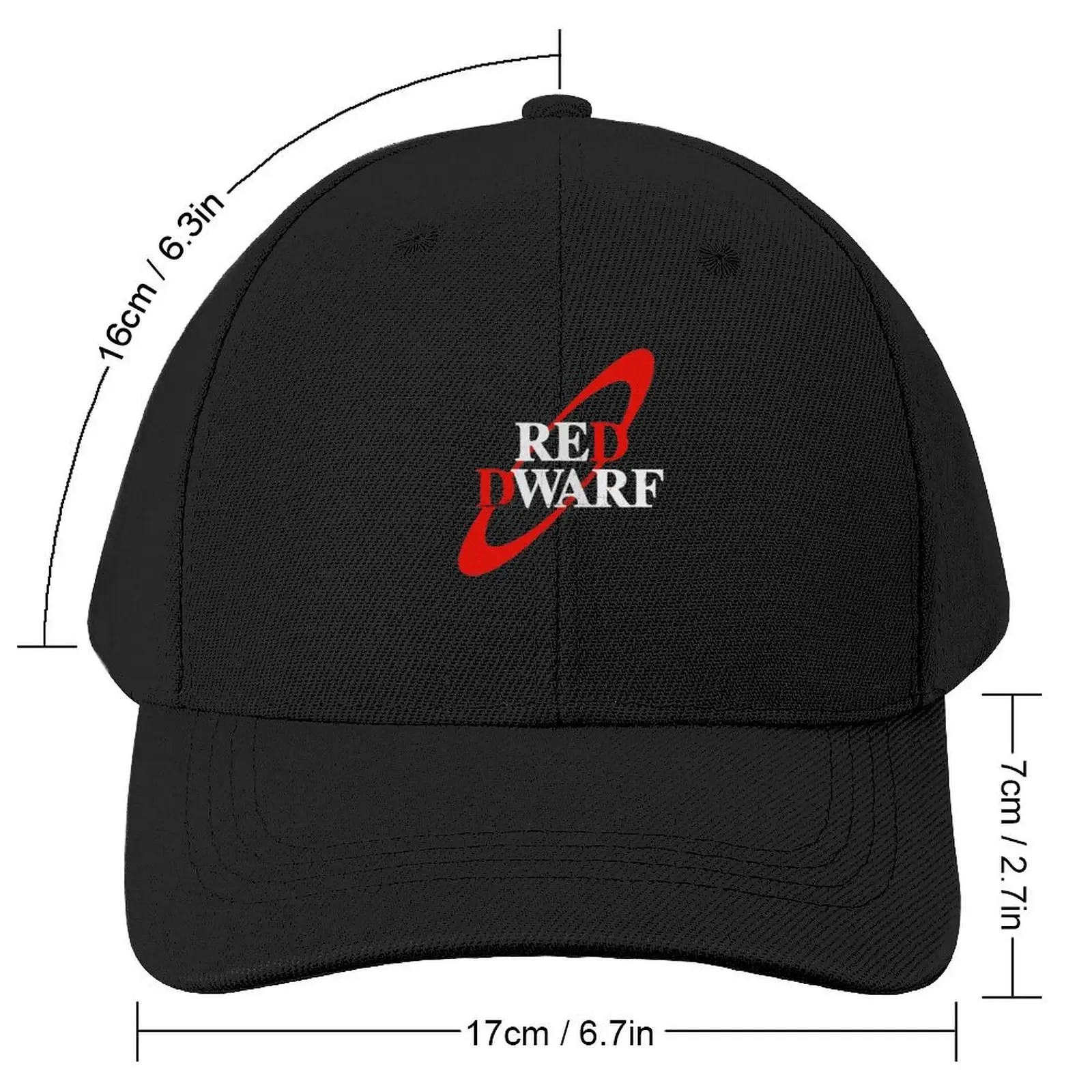 Red Dwarf Distressed Logo Pocket Position Baseball Cap fashionable beach hat Hat Man Luxury Baseball Men Women's